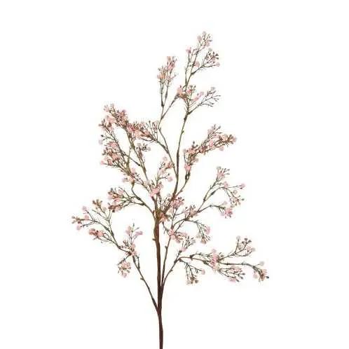 Kunstbloem Gips Gypsophila tak 95 cm lichtroze met verfijnde vertakkingen