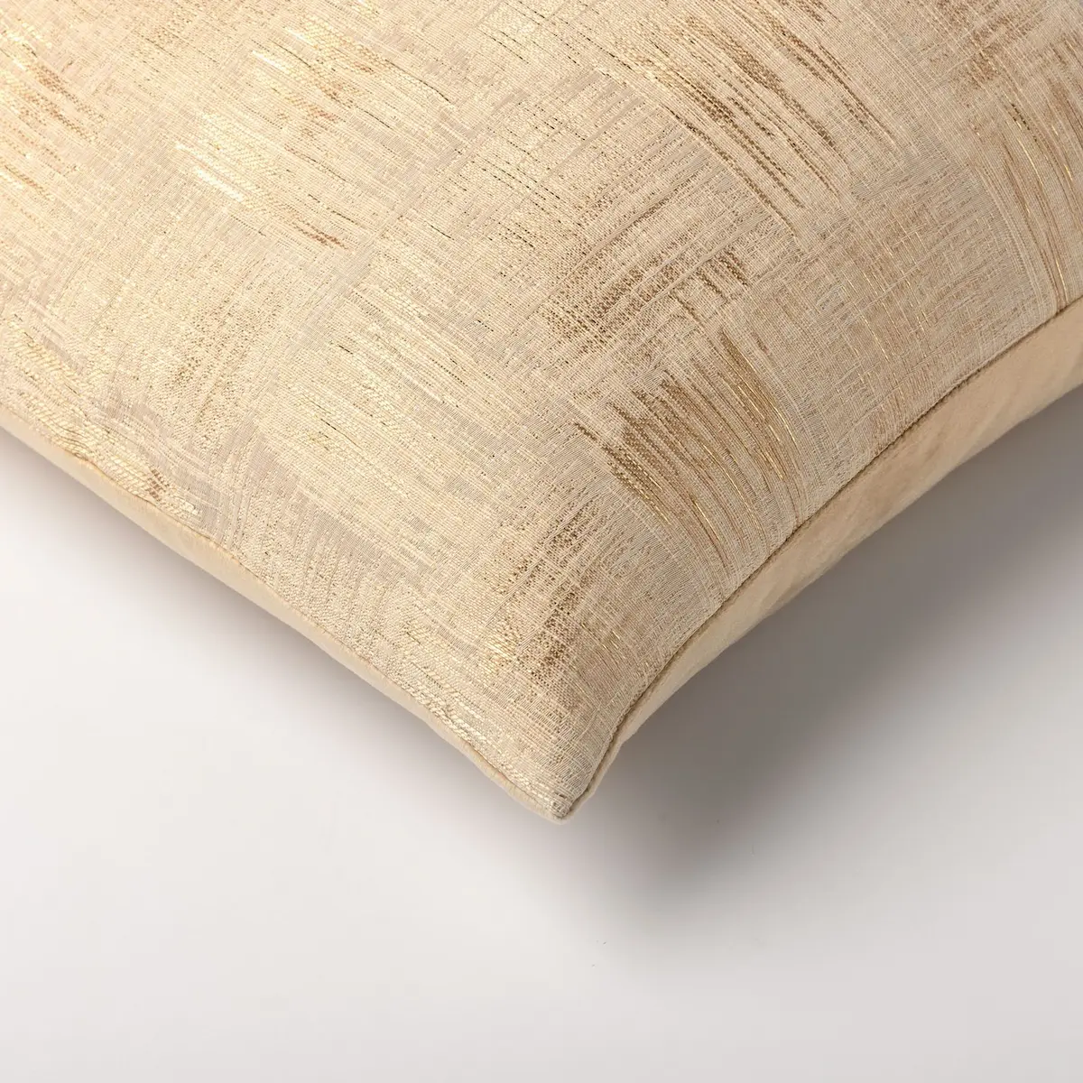 LAMAR - sierkussen 45x45 cm - Bleached Sand - beige, goud - Afbeelding 3