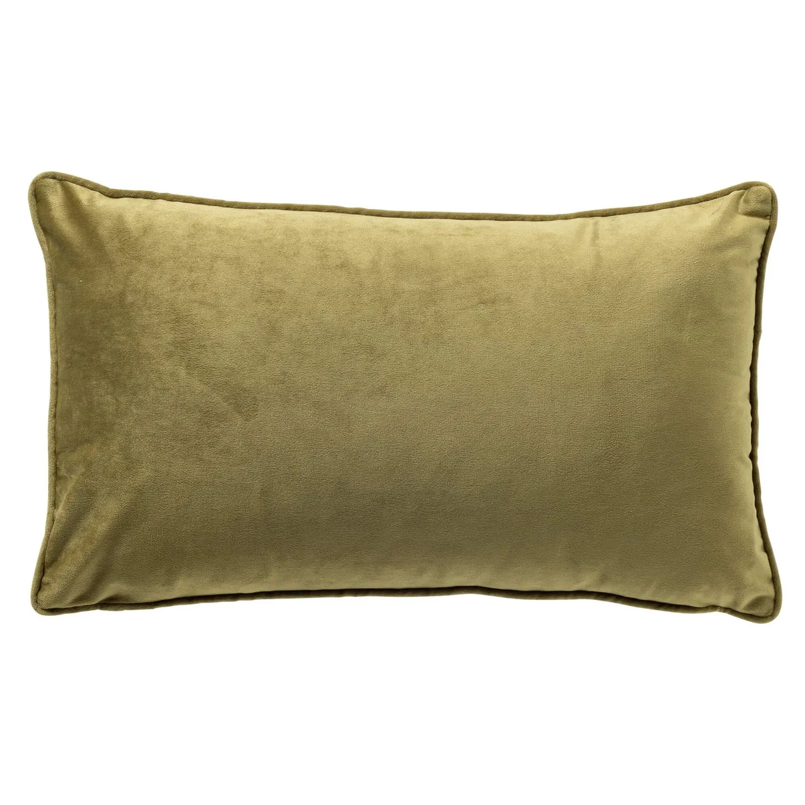 FINN - sierkussen 30x50 cm - velvet - effen kleur - Green Moss - groen