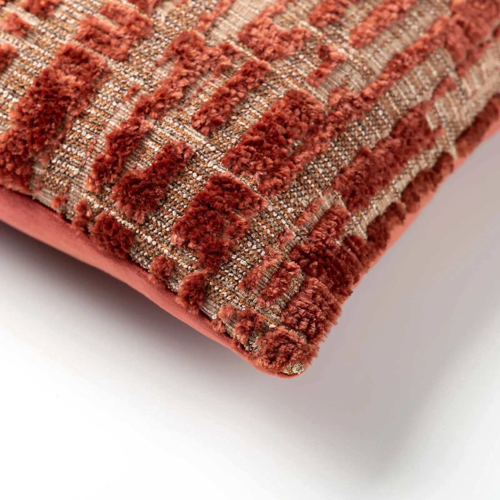 REMUS - sierkussen 45x45 cm - bouclé - Ketchup - rood - Afbeelding 3
