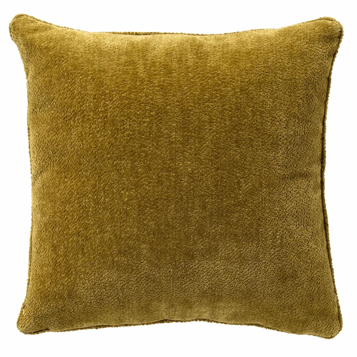 FLOW - sierkussen 45x45 cm - chenille - metallic - Moss - groen, goud - Afbeelding 2