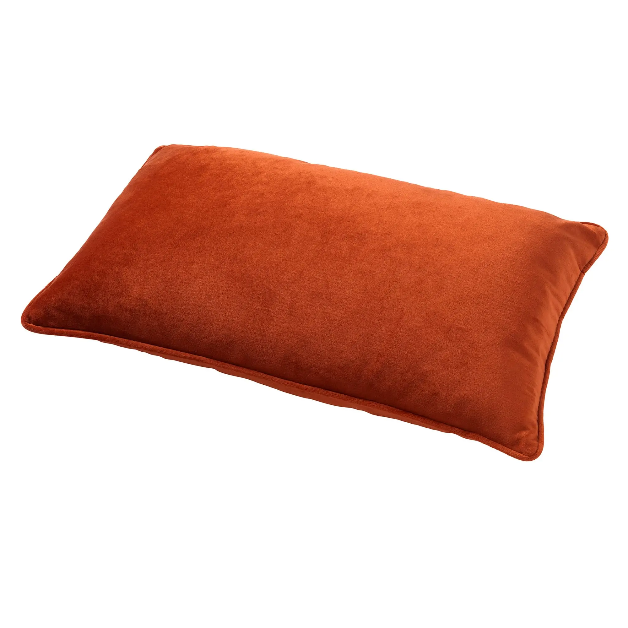 FINN - Sierkussen 30x50 cm - velvet - lendekussen - Potters Clay - oranje - Afbeelding 2