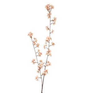 Kunstbloem bloesem tak 112cm bruin creme