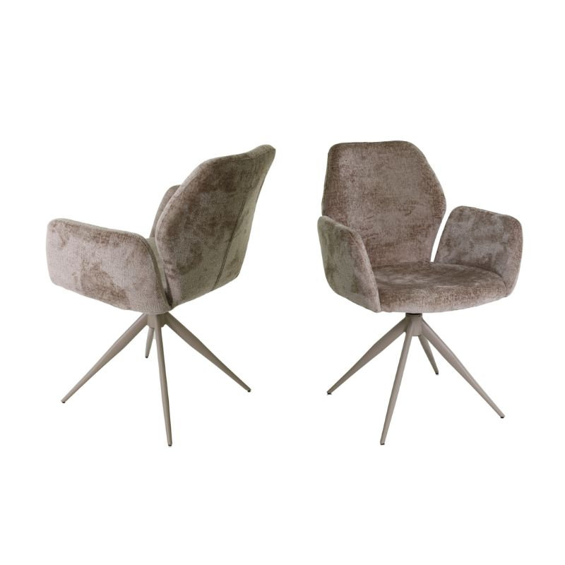 Armstoel 495 Logde 01 Natural draaibaar - Afbeelding 3