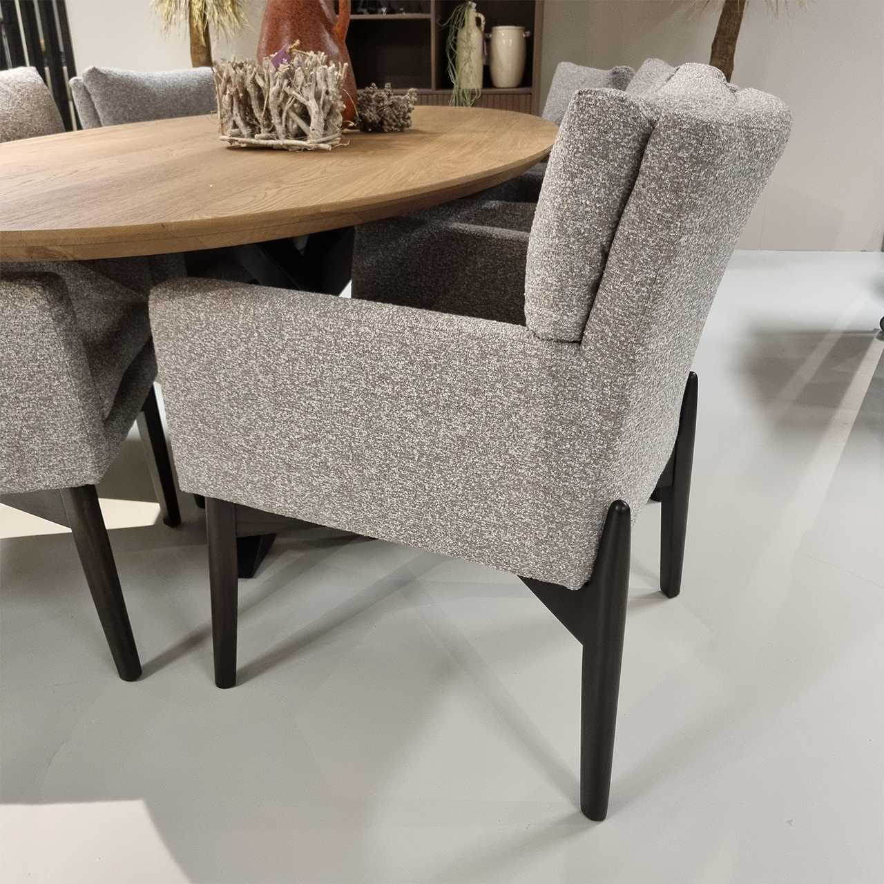 Armstoel Coevorden Trivello 35 houten poot - Afbeelding 4