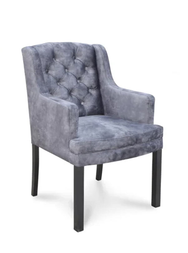 Armstoel Linz gecapitoneerd stof - Afbeelding 4